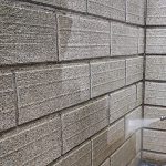 ブロック塀の高圧洗浄